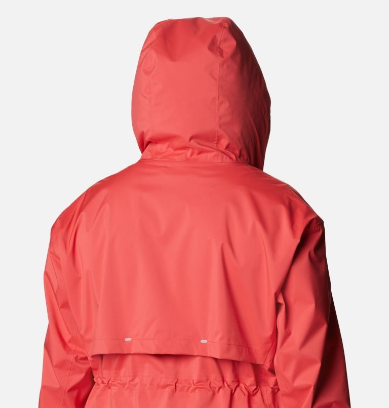 Women's Columbia Weekend Adventure Long Shell Jackets Red | Plus Size CA-HL053